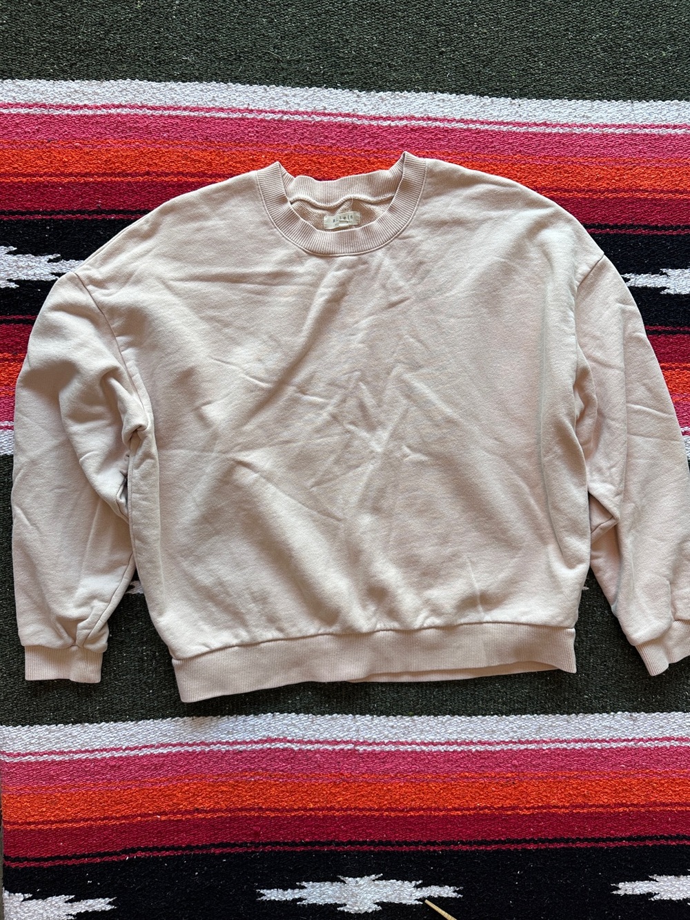 Miles by Madewell Women’s Neutral Cream Crewneck Sweatshirt